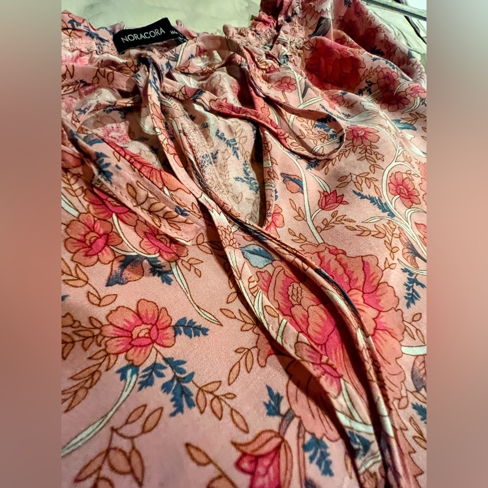 Bohemian Floral Blouse